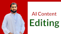 edit and enhance ai generated medical content