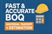 do construction material takeoff, estimation for US projects
