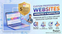 create professional website with 5 years free maintenance