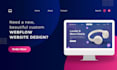 develop a custom webflow website
