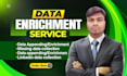 do data enrichment, data mining and data entry