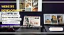 develop a responsive website using HTML, CSS, and javascript