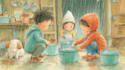 do children story book illustration, children story book illustration