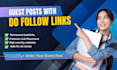publish general guest post with strong general backlinks