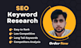 do keywords research for all niche with competitor analysis