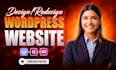 design or redesign a wordpress website