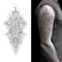 create sleeve tattoo design in geometric style