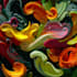 paint digital professional abstract art by hand