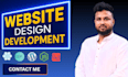 do website development as full stack web developer, PHP laravel HTML CSS