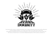 design custom high quality headphones, podcast logo