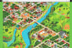 create vector map, city map, site map, event map in illustrator