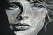 create a portrait print linocut