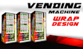 design an awesome vending machine design, vending machine wrap, vendind machine