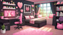draw background art illustration in anime style for stream vtuber, visual novel