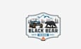 design professional black bear ridge logo