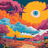 make pop art, fantasy, psychedelic illustration