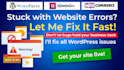 fix complex wordpress errors bugs and website issues fast