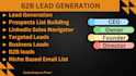 provide you warm leads, email and linkedin outreach, cold calling