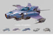 design spaceships and hard surface sci fi models