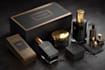 design luxurious cosmetic labels and elegant packaging