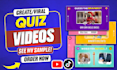create trivia, quiz video editing for youtube ,reels,shorts