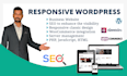 design a wordpress website for small business