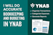 do accurate bookkeeping and budgeting in ynab