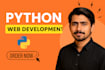 develop django web applications as your full stack python developer