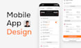 create user friendly mobile app UI UX design in figma
