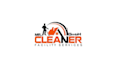 design premium cleaner facility services logo