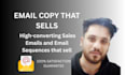 write sales emails and email sequences that convert