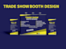design professional trade show booth and backdrop