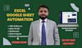 do excel and google sheets automation with dashboard macros
