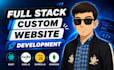 build custom full stack website using mern stack, website development