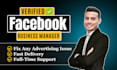 create verified facebook business manager and ad account
