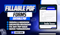 make fillable pdf editable pdf design