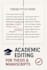 professionally edit and proofread your thesis or research manuscript