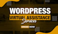 be your wordpress virtual assistant