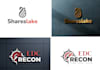 do minimalist initial logo design