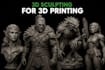 sculpt and model stylized or realistic 3d characters