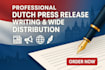 do dutch press release writing and distribution