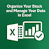 organize your stock and manage your data in excel