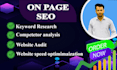 do complete onpage SEO optimization for wordpress websites top 5