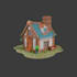 create low poly 3d models, scenes, and assets