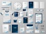 desing professional brand identity mockups, stationary items