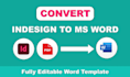 convert indesign to editable microsoft word