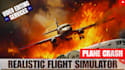 create realistic plane crash flight simulator videos for youtube