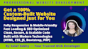 develop a custom SEO and ready responsive site