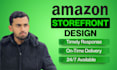 design a branded amazon storefront, ecb, and brand store