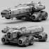 model hard surface scifi vehicles, spaceships